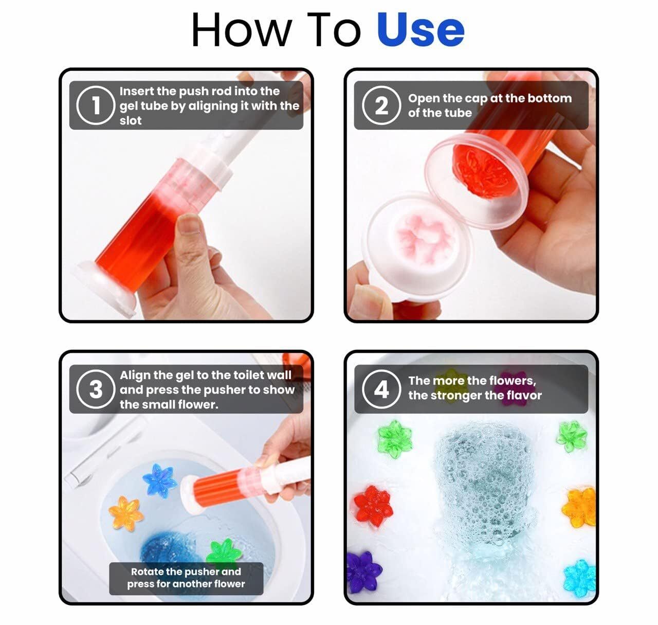 NEW Toilet Gel Stamps Fresh Gel Toilet Cleaning Stamps Keeps Toilet Clean scent