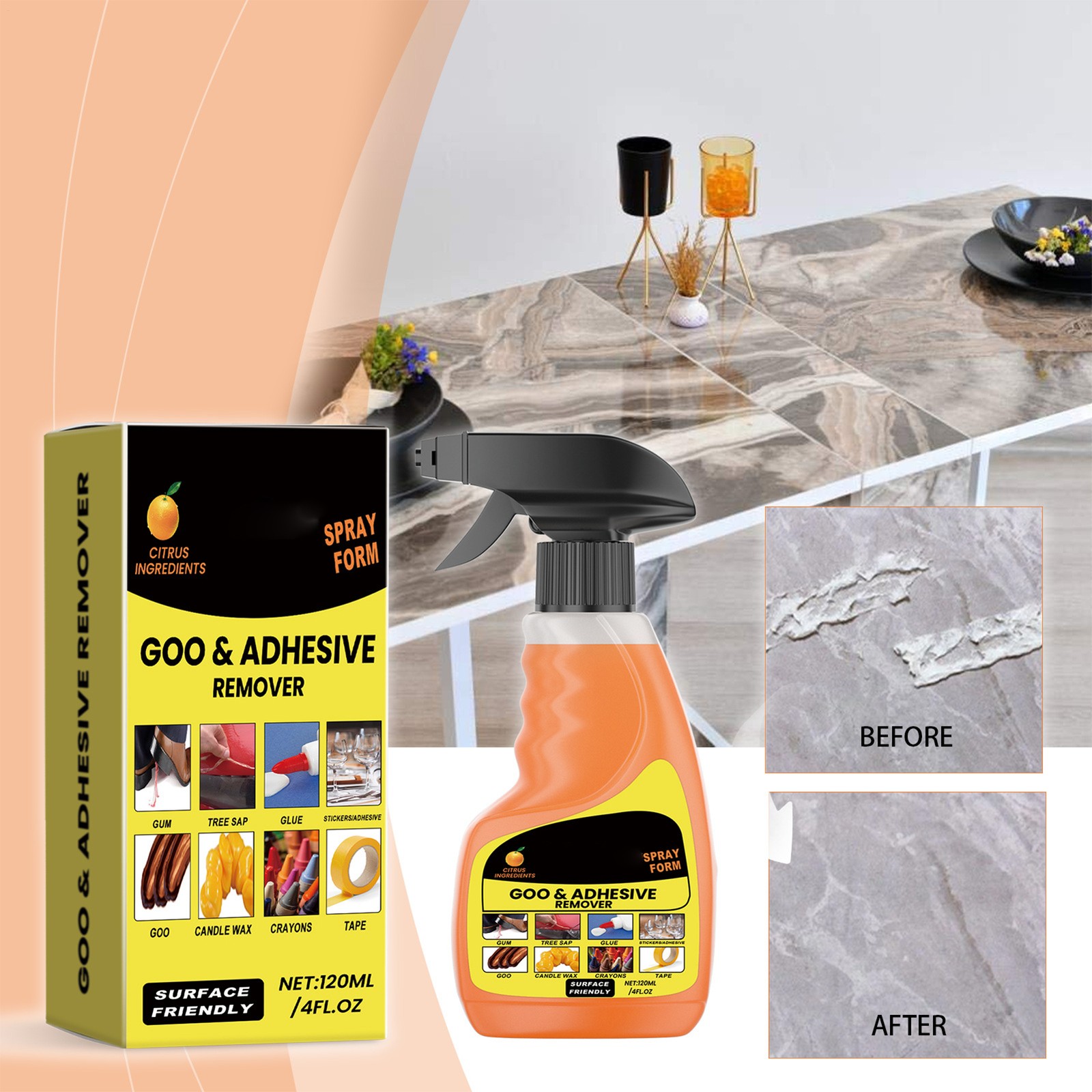 Cars Adhesive Remover Glue Removal Liquid Tape Remover Sticker Lifter