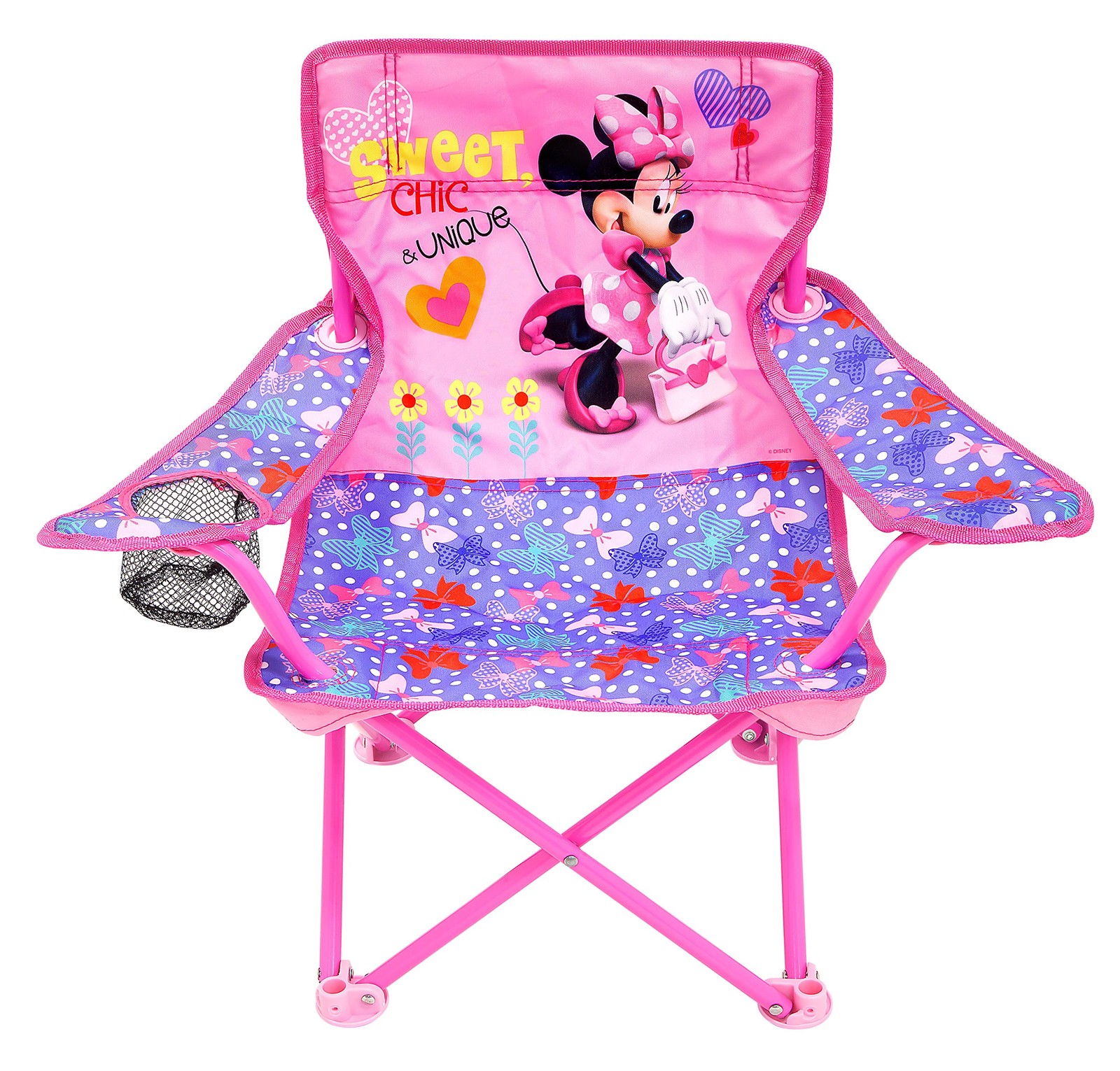 Minnie Camp Chair for Kids, Portable Camping Fold N Go Chair with Carry Bag, …