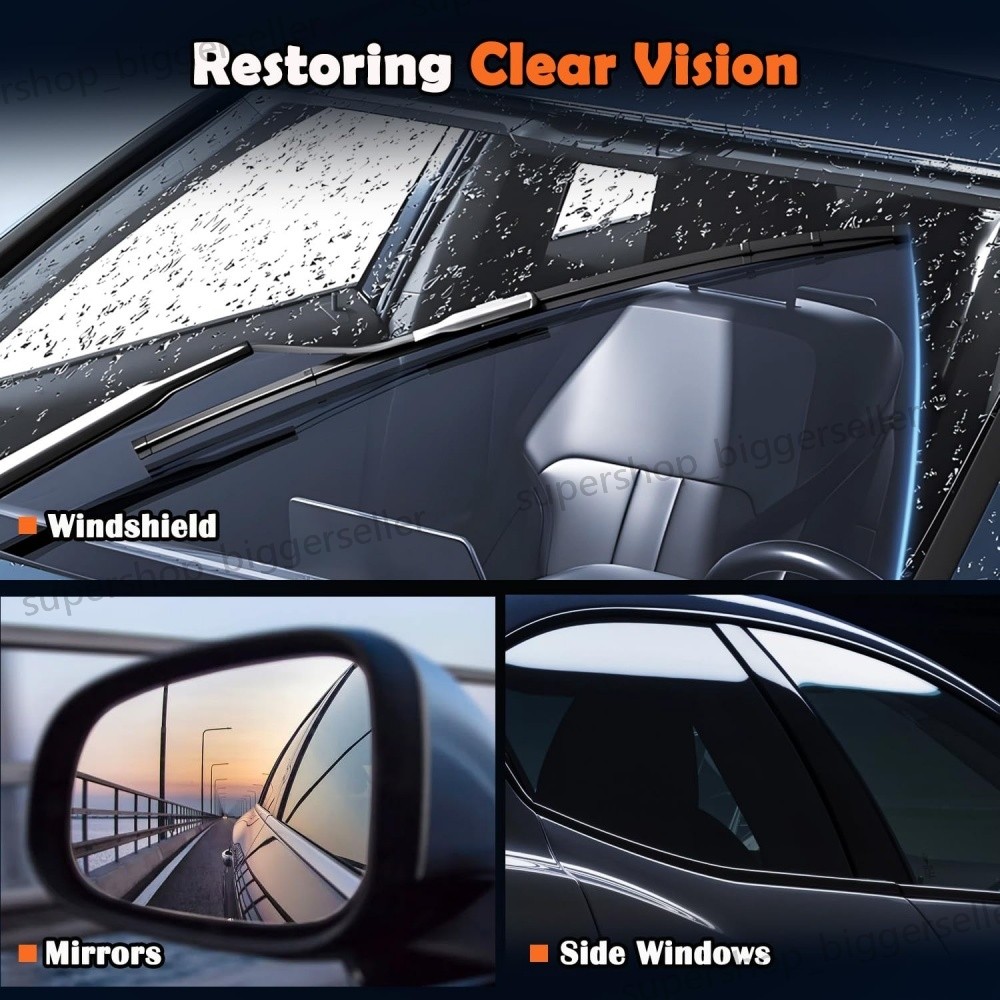 New Q4 Glass Guard,Glass Emulsion Cleaner, Glass Handle Oil Film Remover Lotion~