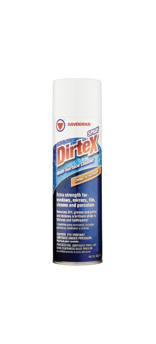 Dirtex 10761 Cleaner, 18 oz Can, Liquid, Ammonia, Clear