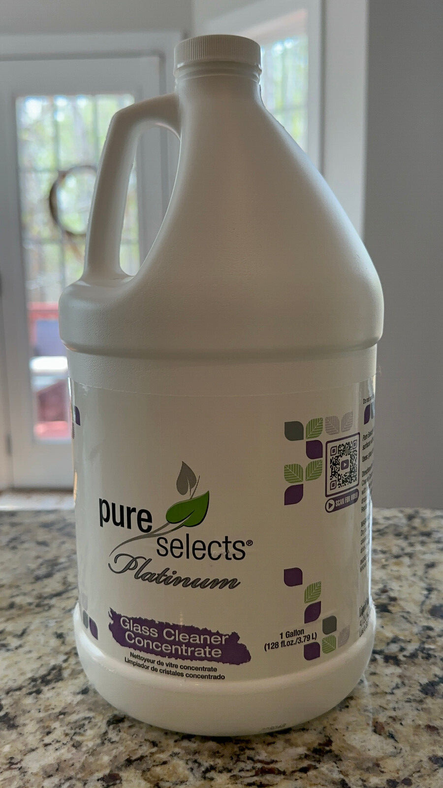 Pure Selects Glass Cleaner Concentrate 1Gallon (Brand New)