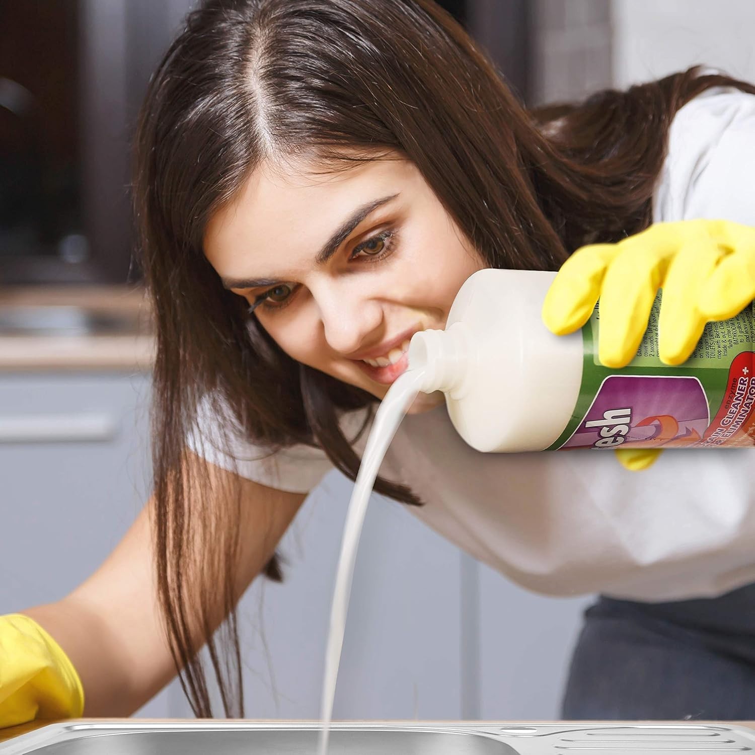 Double Strength 32oz Enzyme Drain Cleaner – Made in USA for Hassle-Free Cleaning