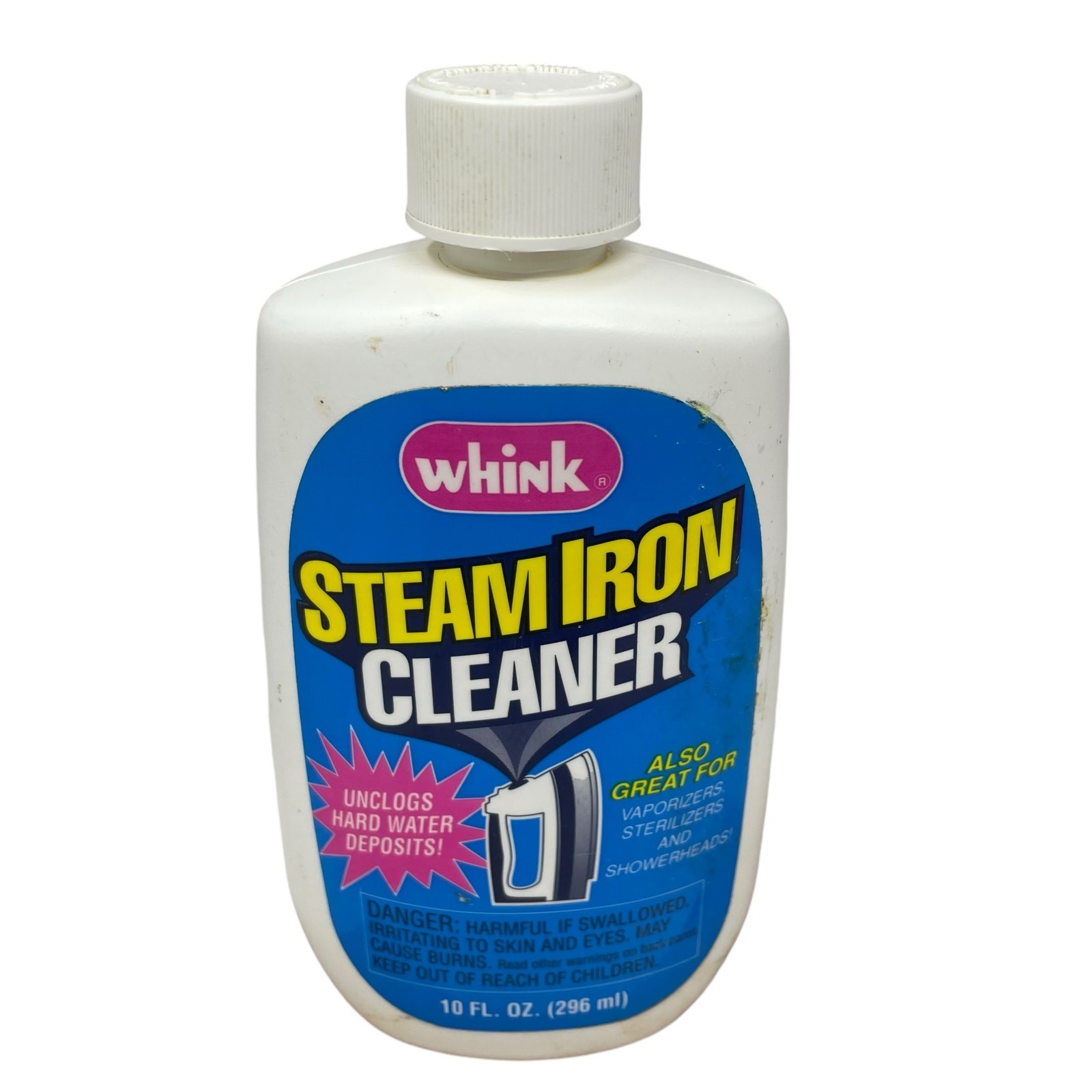 Whink Steam Iron Cleaner Discontinued 10 fl. oz. 98% Full- See Scale Picture