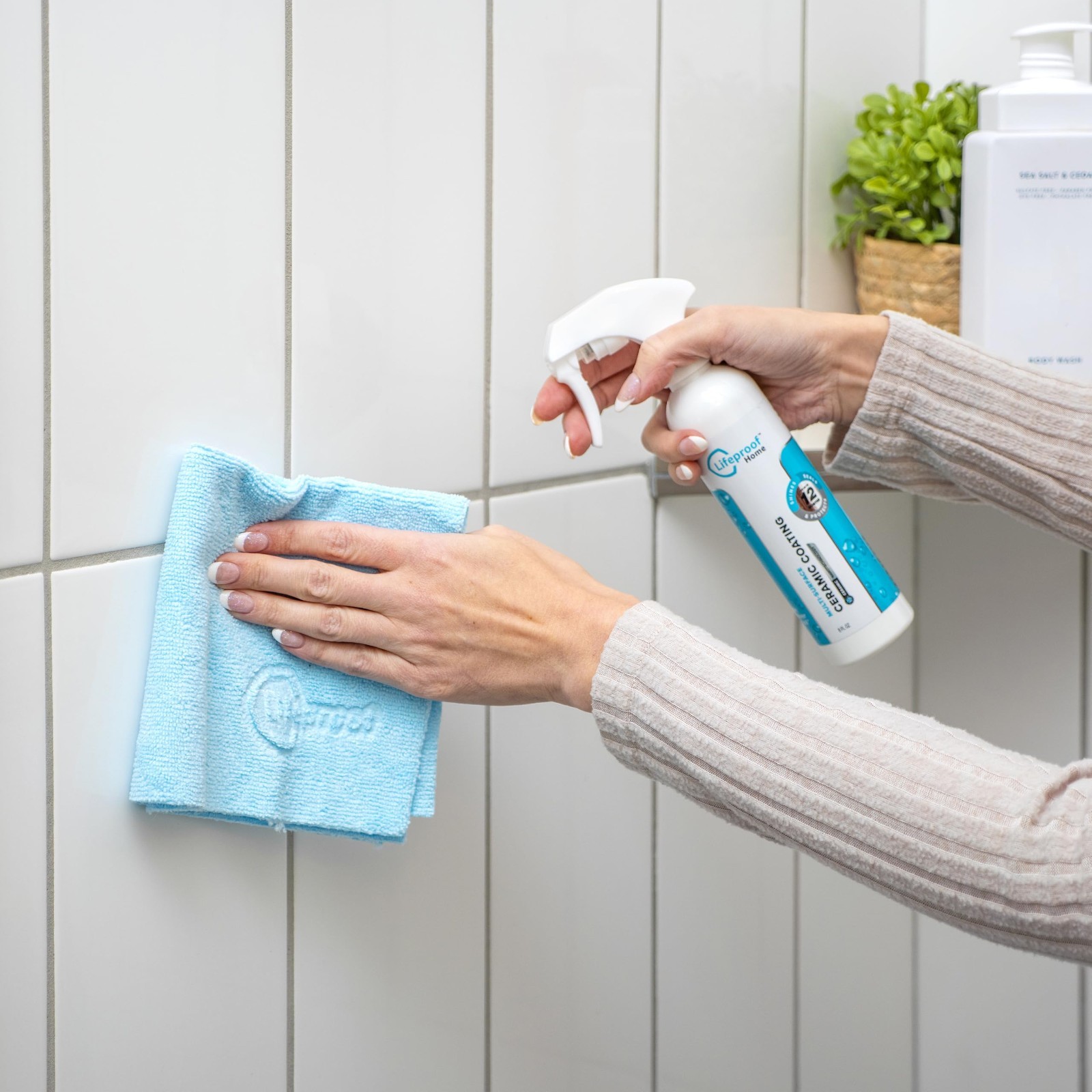 Lifeproof Ceramic Coating Spray Kit Shine, Seal & Protect Kitchen & Bath Surface