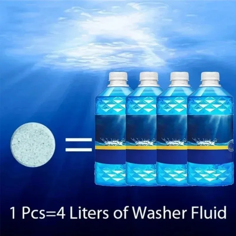 Car Windscreen Cleaner Tablets Solid Effervescent Auto Glass Cleaning Agent