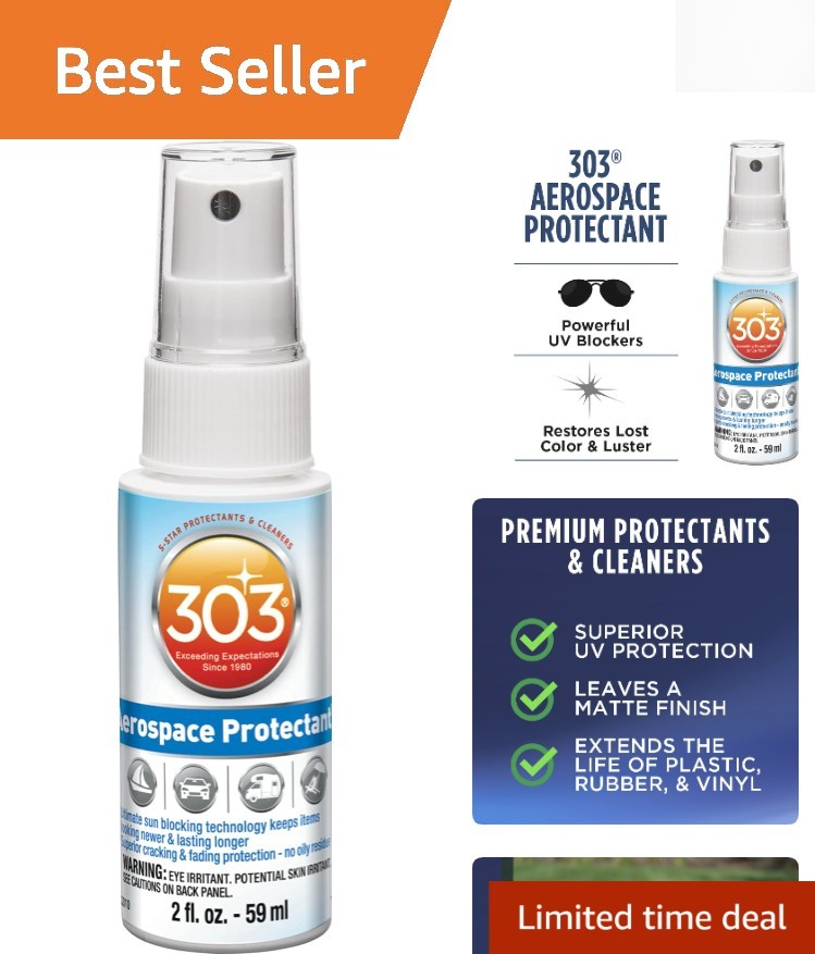 UV Protectant Spray – Restores Appearance, Repels Dust & Stains, 2 Fl Oz