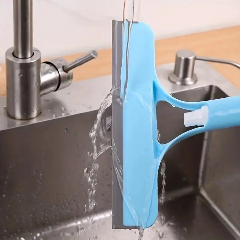 3-in-1 Window Glass Cleaner Spray Bottle Squeegee Mirror Cleaning Tool