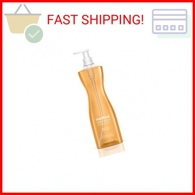 Natural Clementine Scent Gel Dish Soap, Powerful Grease Remover, Cruelty-Free