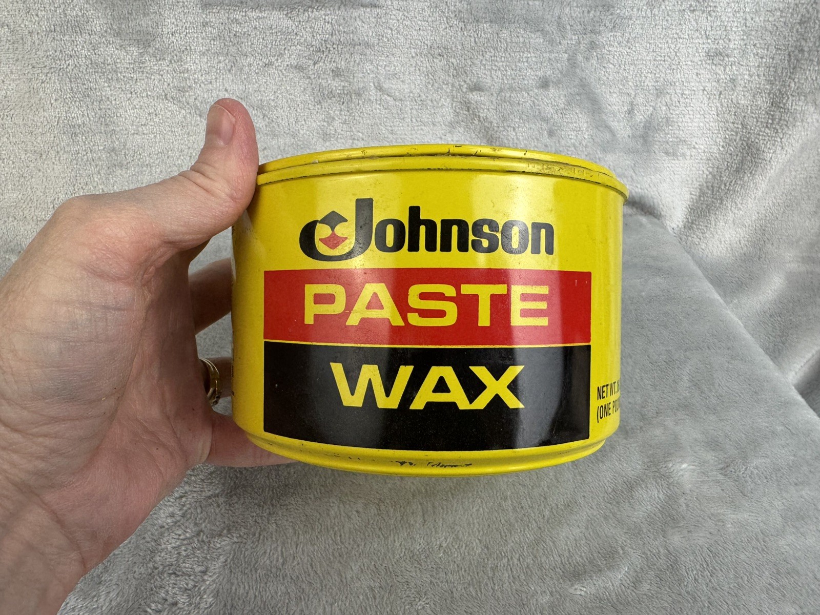 2 Original Formula JOHNSON’S PASTE WAX 16 oz Cans See Weight Photos Partials