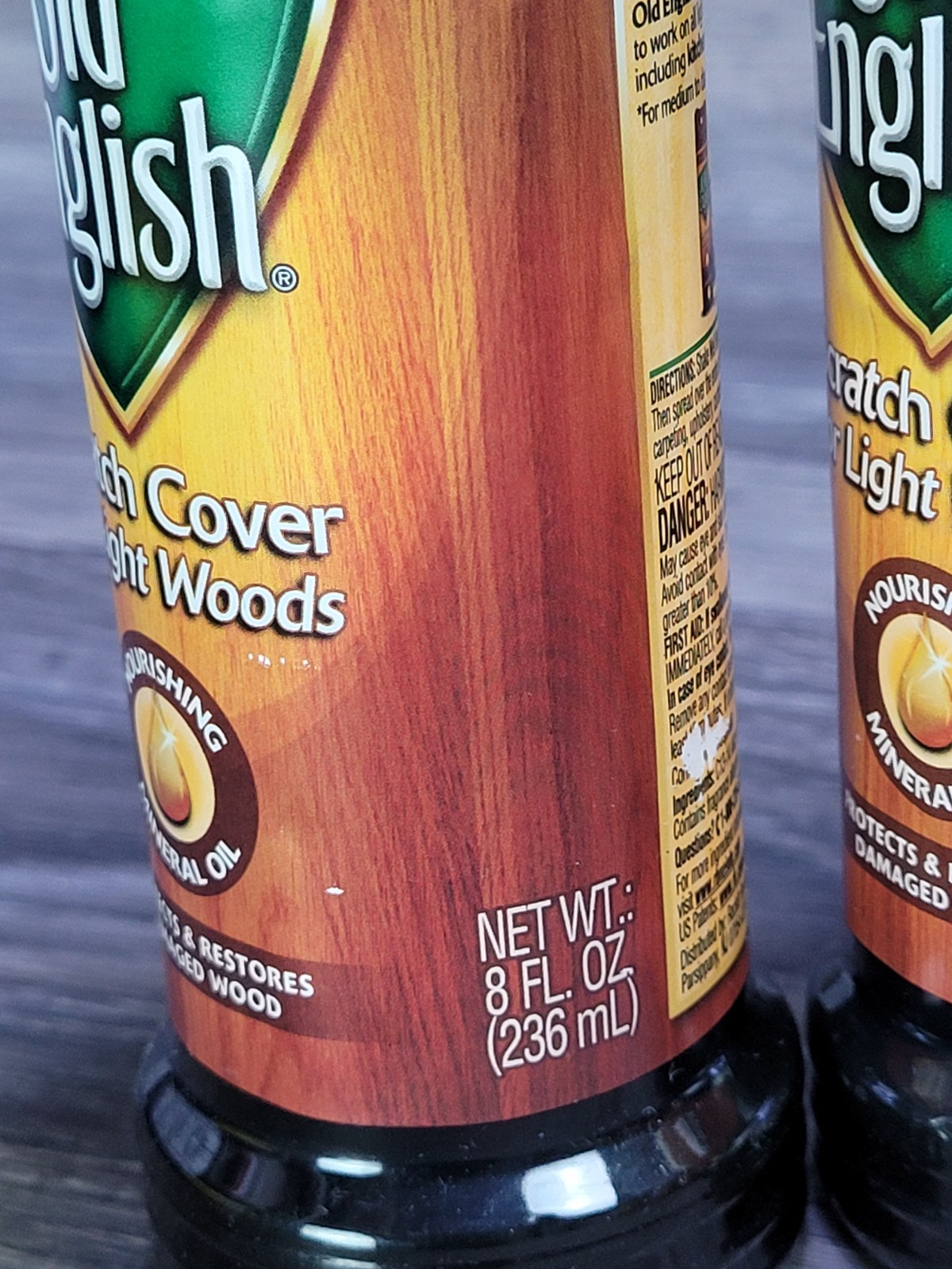 3pc Old English Light Woods 8 -fl oz Unscented Wood furniture scratch cover
