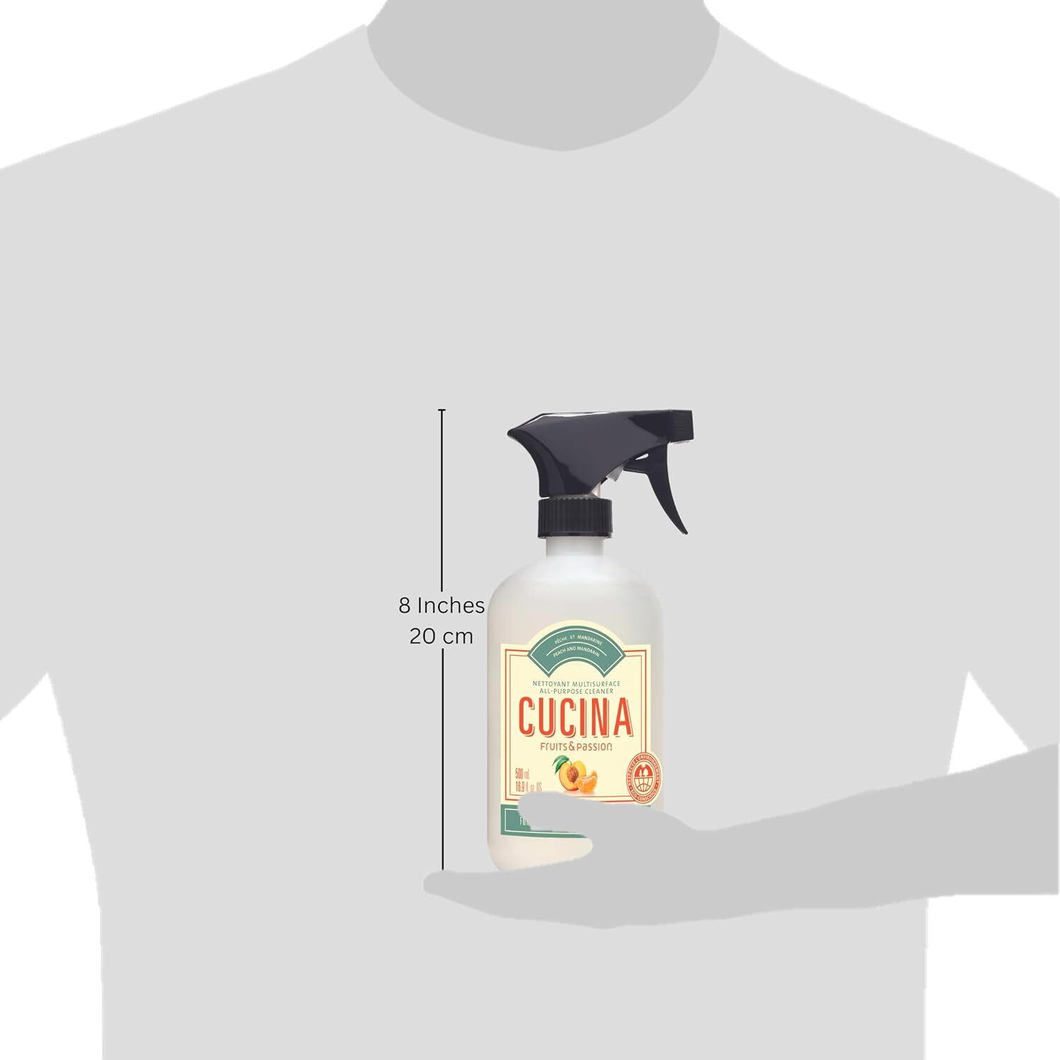 Fruits & Passion Peach Mandarin All Purpose Cleaner, Countertop Spray 16.9oz