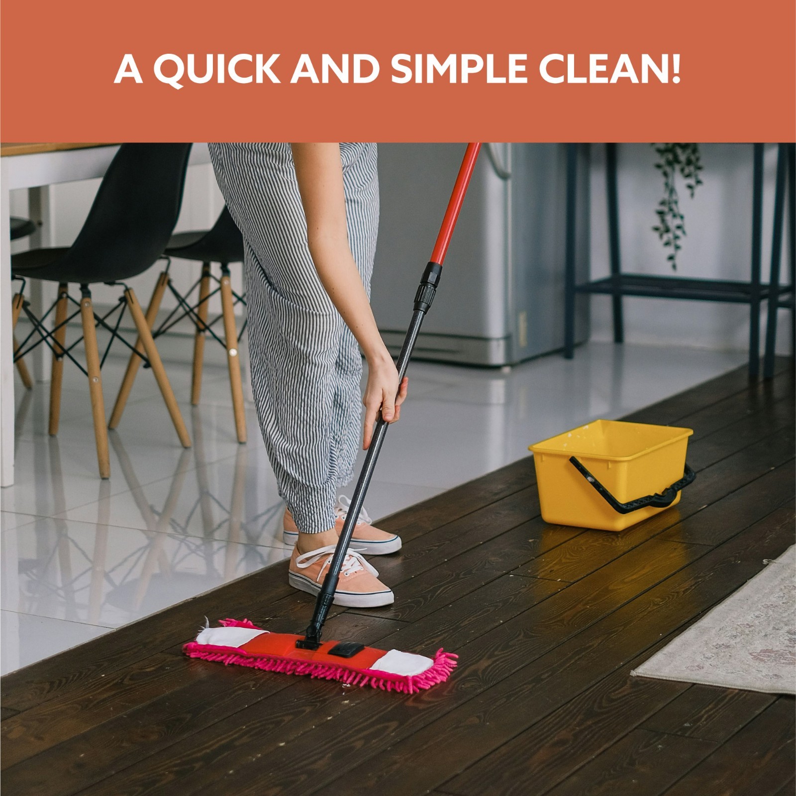 All-Natural Pumpkin Spice Scented Mop Cleaner (1 Pack) Streak-Free Floors!