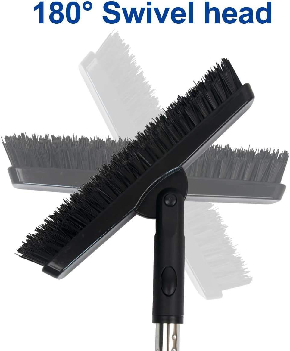 Tile Grout Brush W/ Long Handle Grout Cleaner Brush Tile Floors Shower Tile