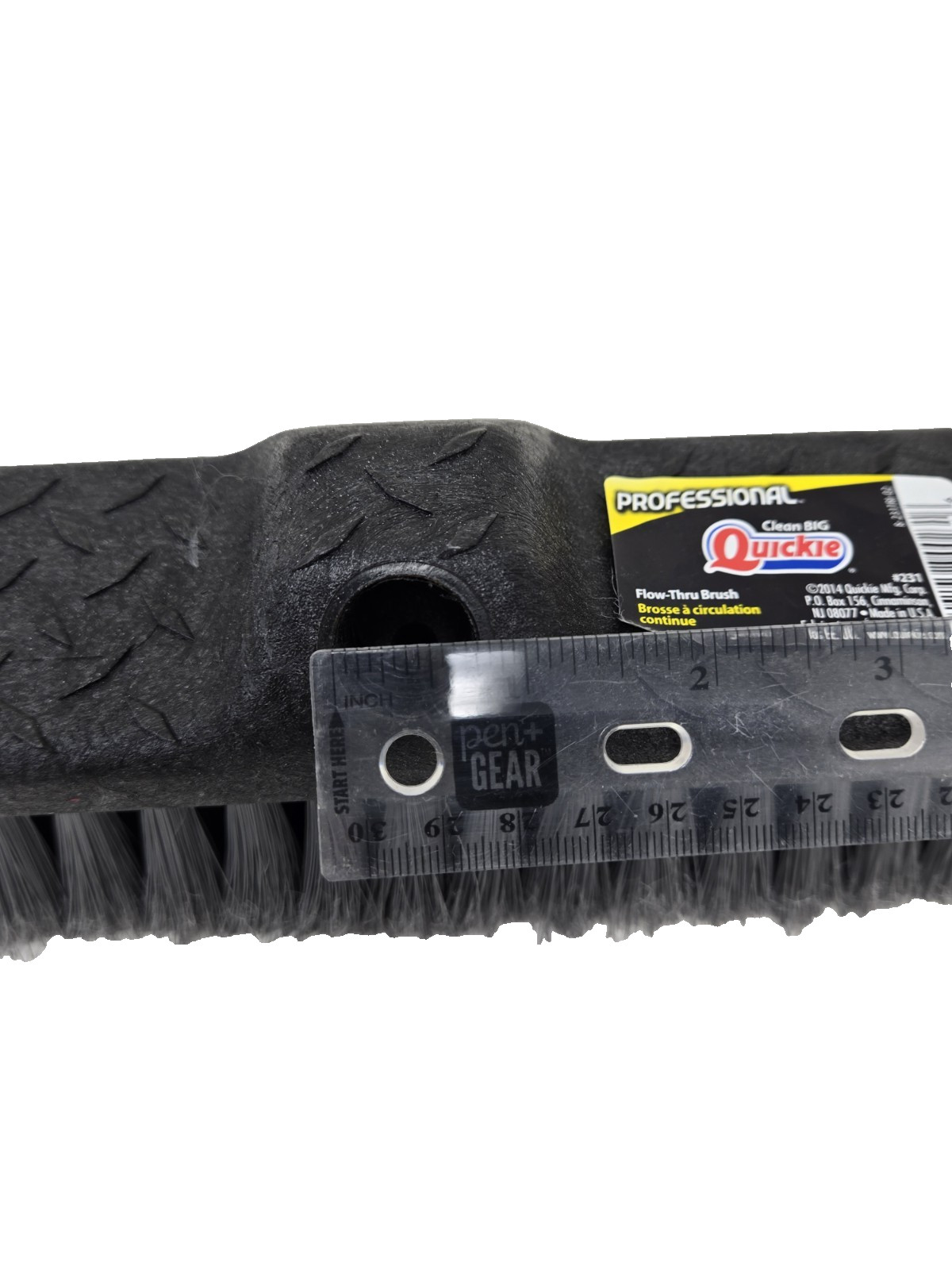 NEW Quickie Professional Flow-Thru Brush Head #231 – Siding/Vehicle/General Wash