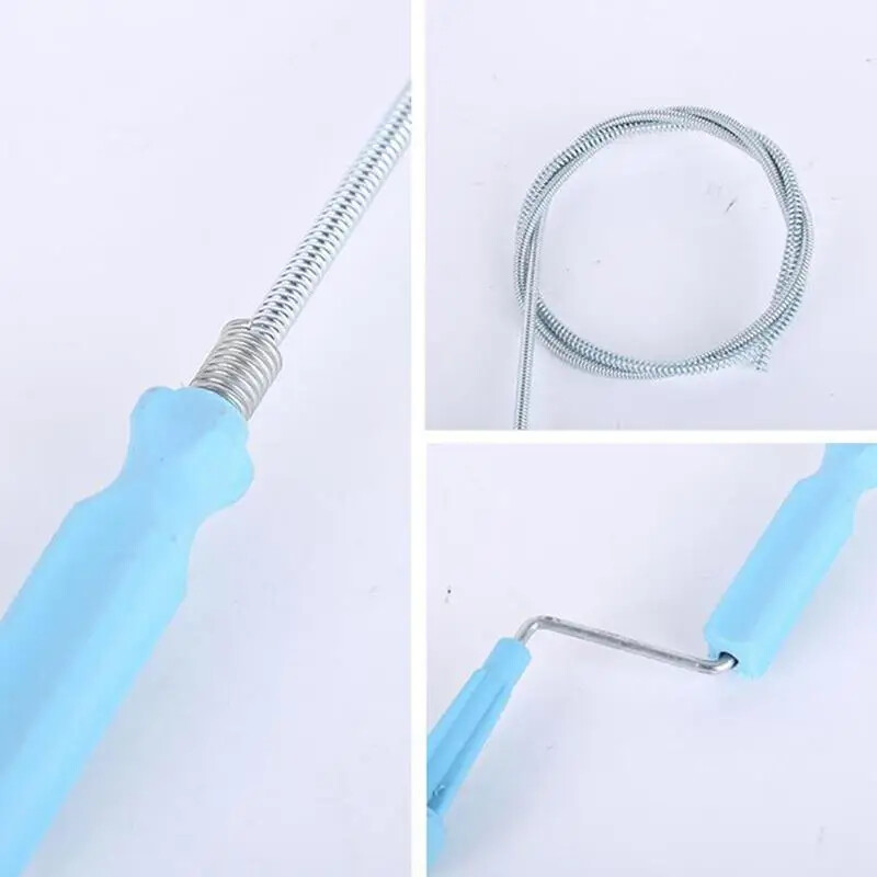 55/70/102inch Drain Snake Clog Removal Tool Toilet Dredge Flexible Drain Cleaner