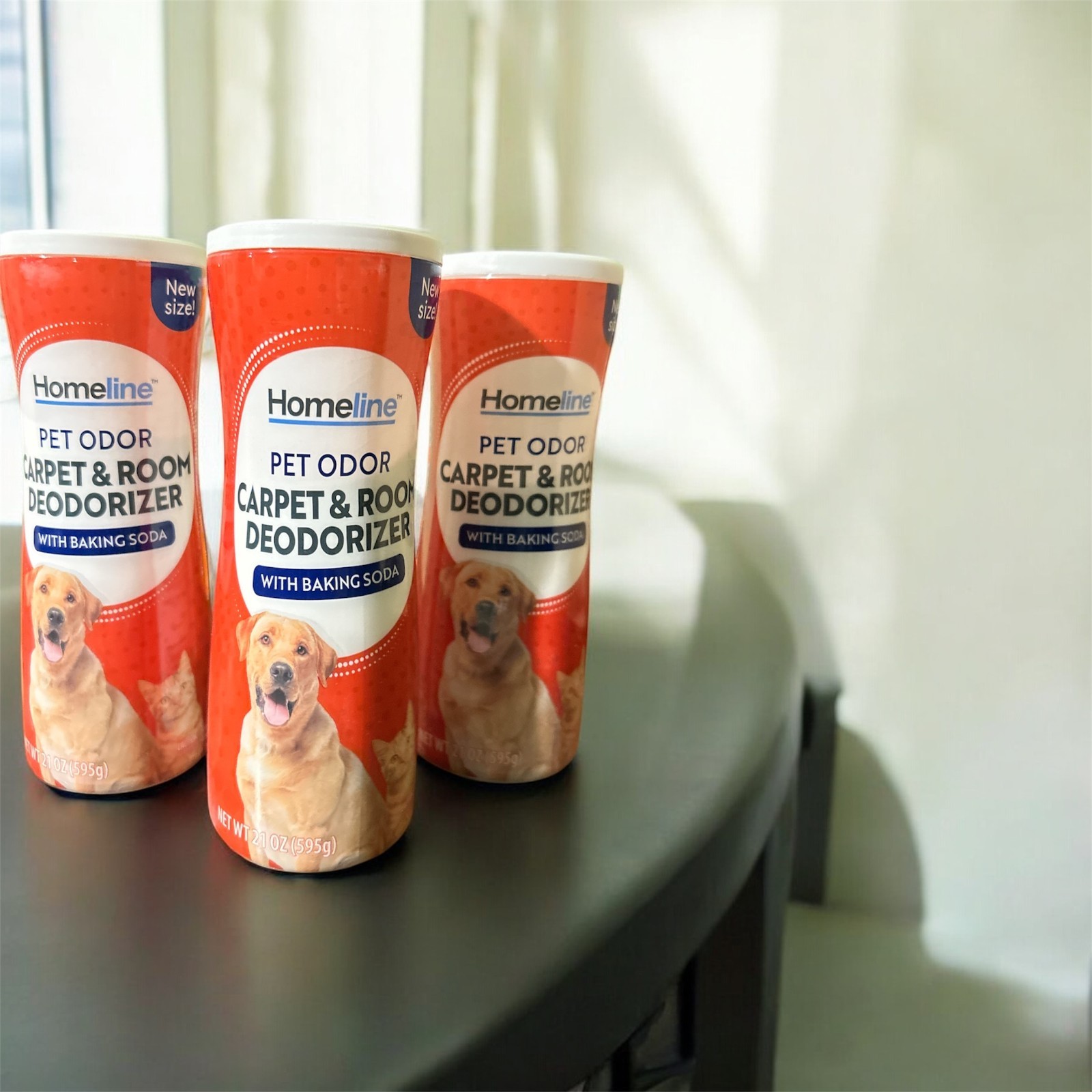 ( Lot 3 ) H.Line Pet Odor Carpet & Room Deodorizer with Baking Soda 21 oz Each