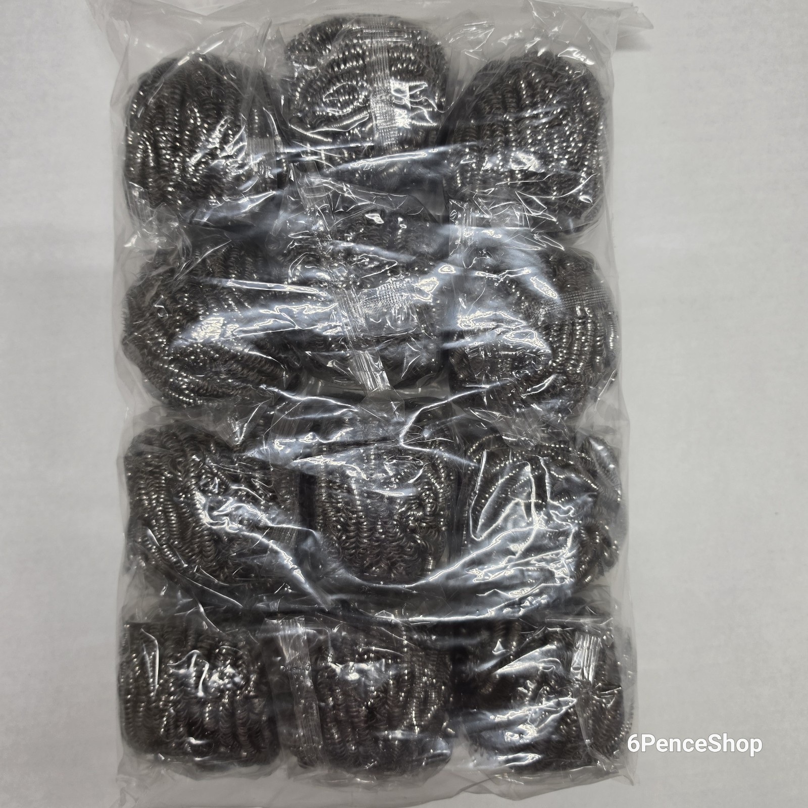 3M SCOTCH-BRITE 12PCS STEEL WOOL SCRUBBER PADS, 12 PACK – STAINLESS STEEL 84cc