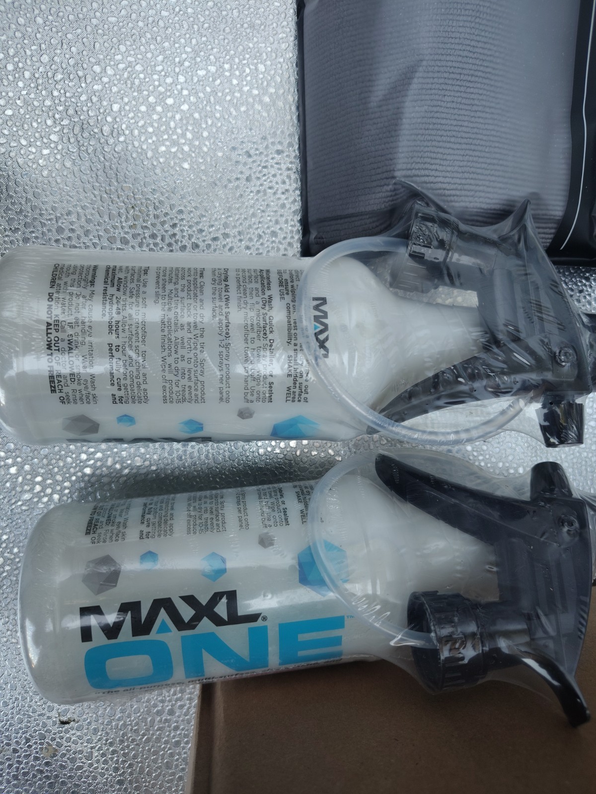 MAXLONE Car Spray with Triphene Tech – Waterless Cleaner & Detailer (2x20oz)