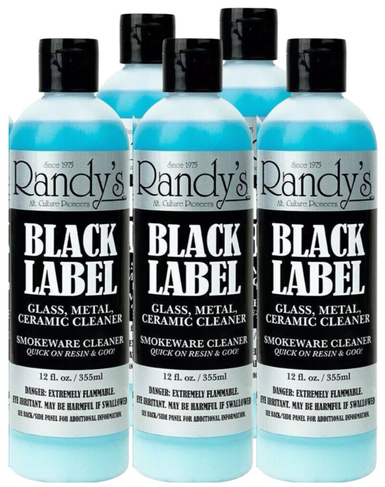 Randy’s Black Label Cleaner 12oz 5-Pack | Multi-Surface Ceramic Glass