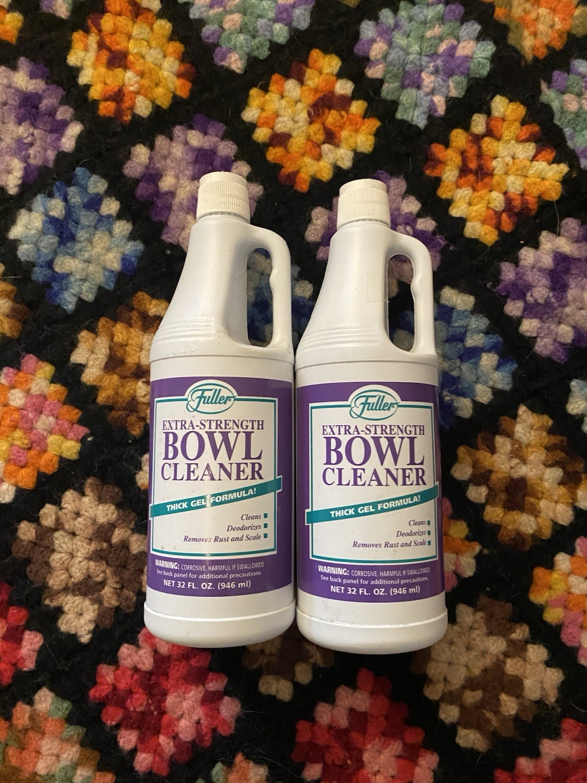 Vintage Fuller Extra Strength Bowl Cleaner Toilet Discontinued 2 Bottles