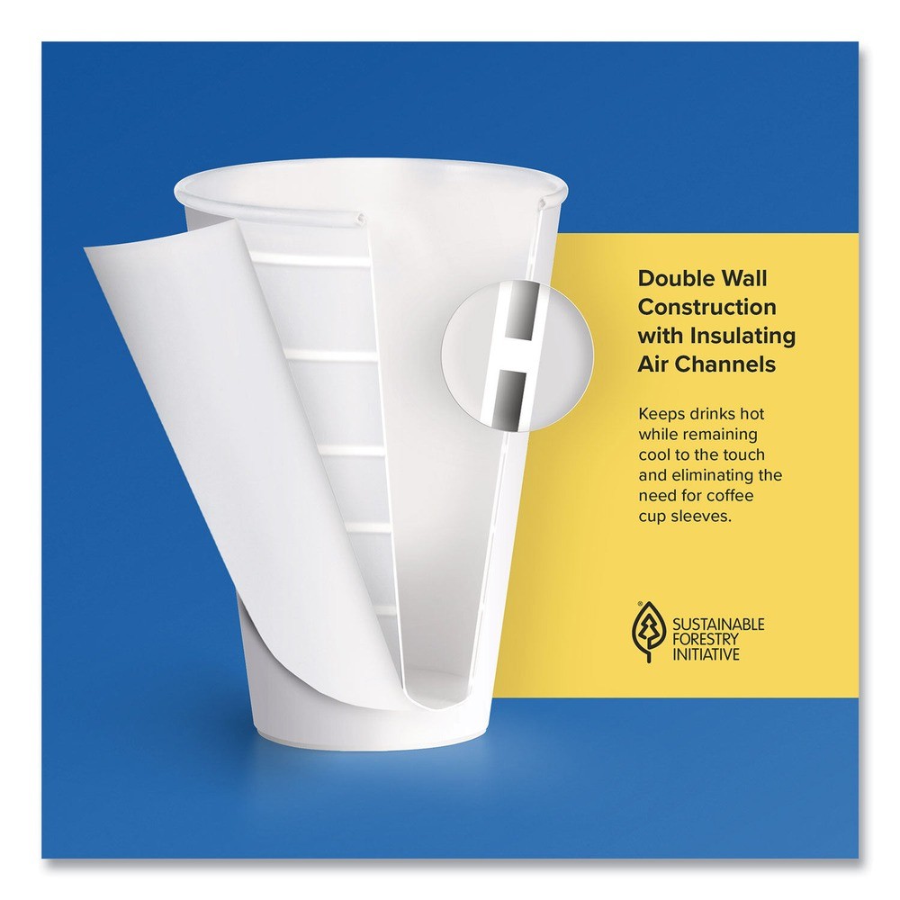 SOLO DWTG20W Thermoguard 20 oz Insulated Paper Hot Cups – WHT (600/CT) New