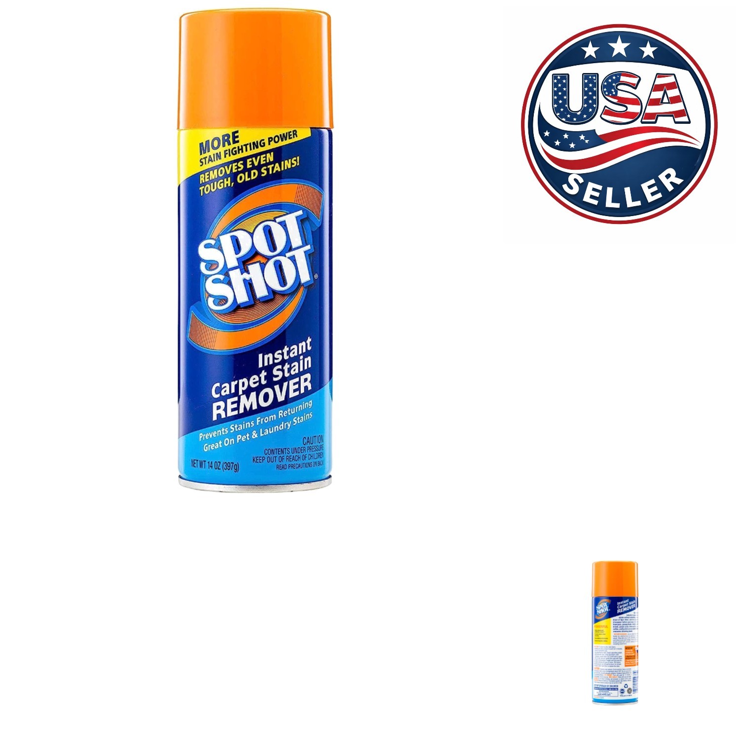 14 OZ Grapefruit Scented Instant Carpet Stain Remover – No Scrubbing Needed