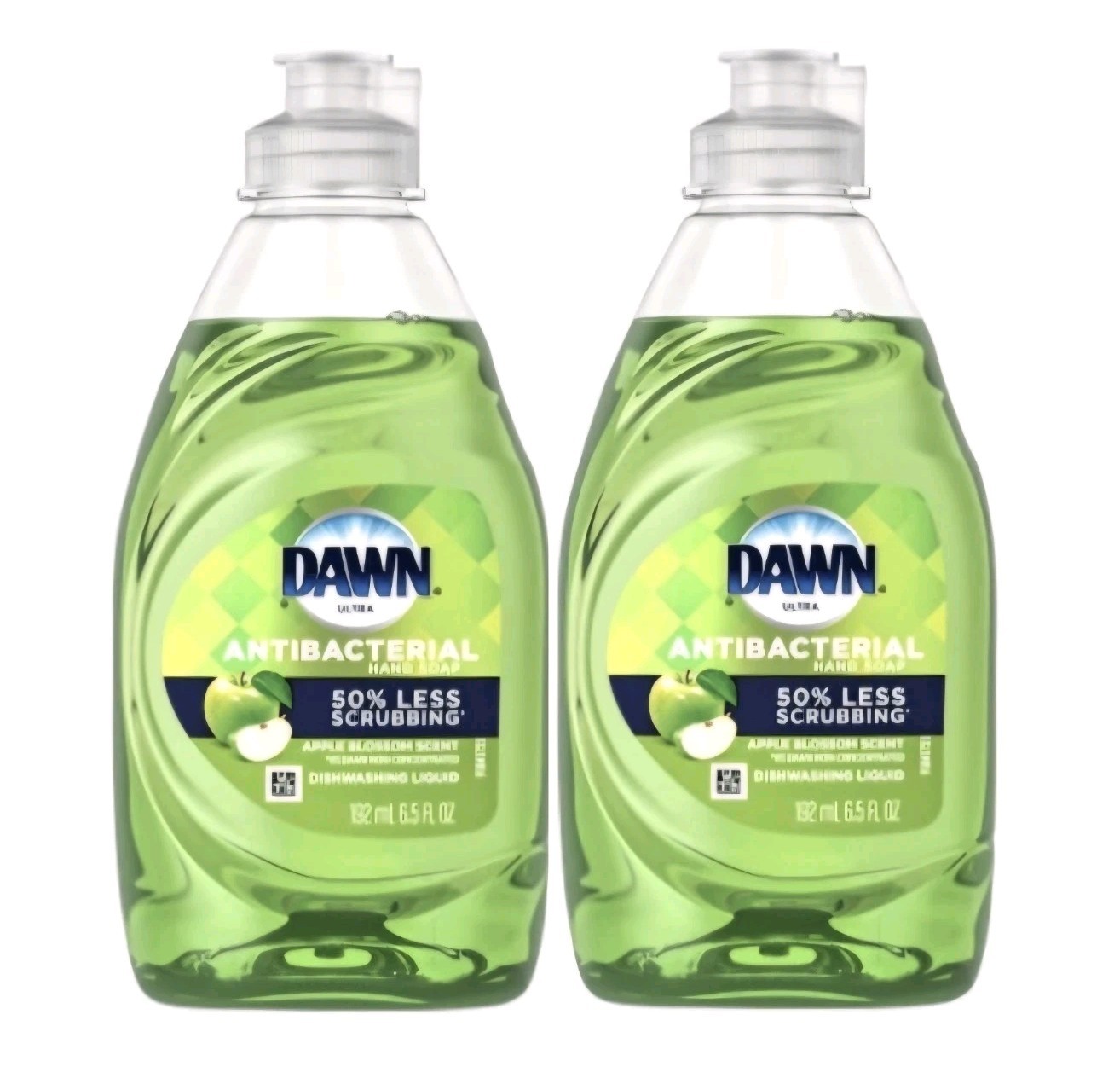 NEW! DAWN Ultra (2-PACK) 6.5 Oz. 🍏 🍏 ●APPLE BLOSSOM● Dishwashing Liquid.