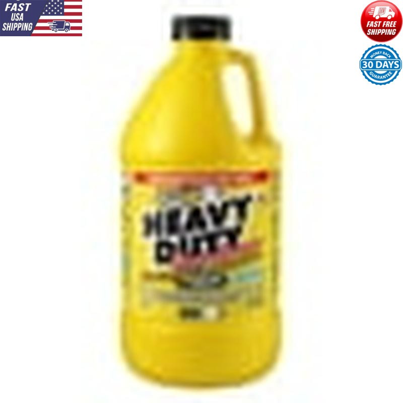 Heavy Duty Drain Opener Clears Clogs Safe All Pipes Septic System 67.6 Fl Oz New