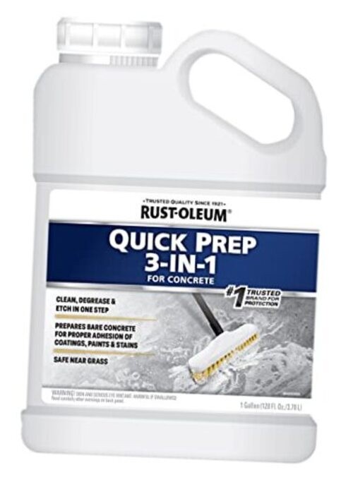 Quick Prep 3-in-1 Cleaner Degreaser and Etch, Gallon 128 Fl Oz (Pack of 1)