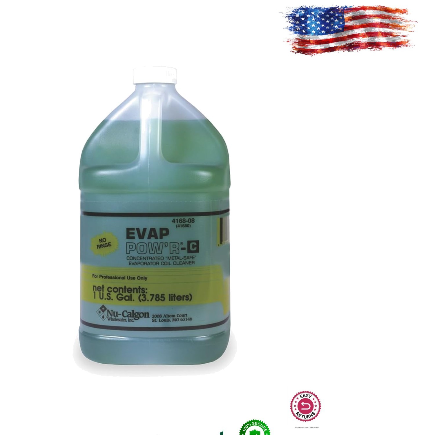 1 Gallon Evap Pow’r No Rinse Coil Cleaner for Optimal HVAC Performance
