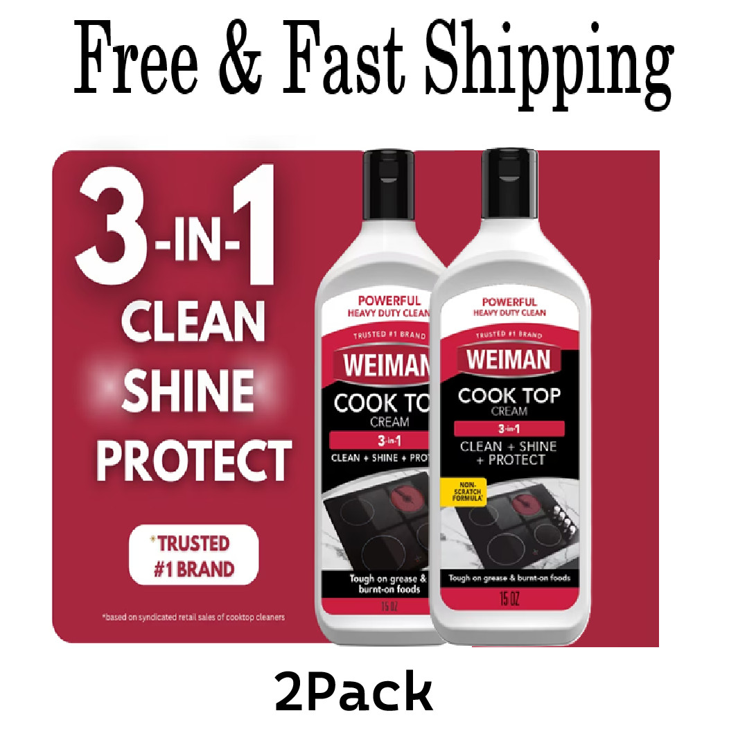 Weiman Glass Cook Top Cleaner, 15 Oz