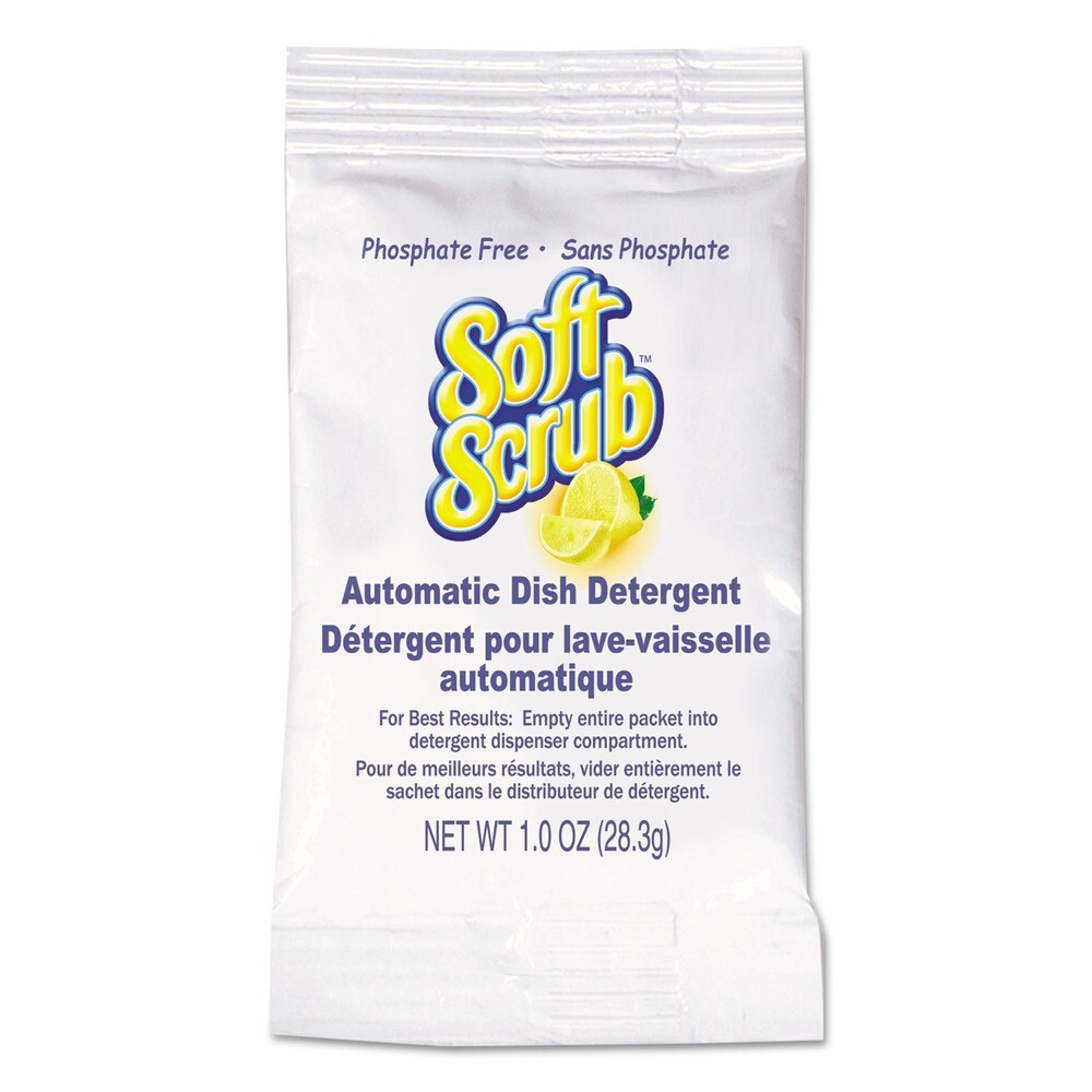 Soft Scrub 10006 1 oz. Automatic Dish Detergent Packet – Lemon (200/CT) New