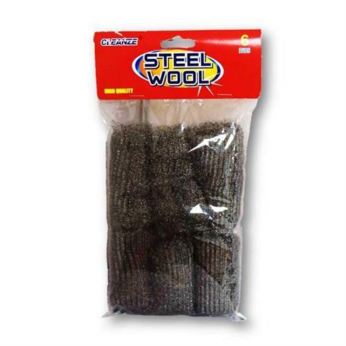 24 Pads (4 Bags of 6) Steel Wool Pads Super Fine #0000 03N-80201
