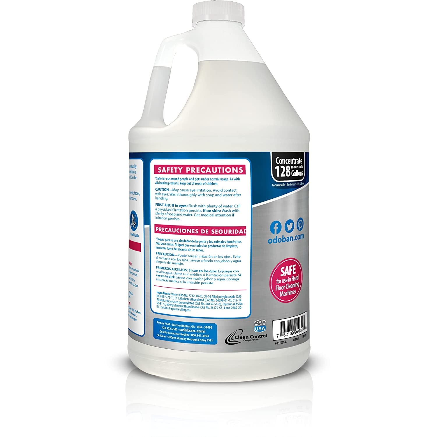 Pet Solutions No Rinse Neutral pH Floor Cleaner Concentrate 4-Pack 1 Gallon Each