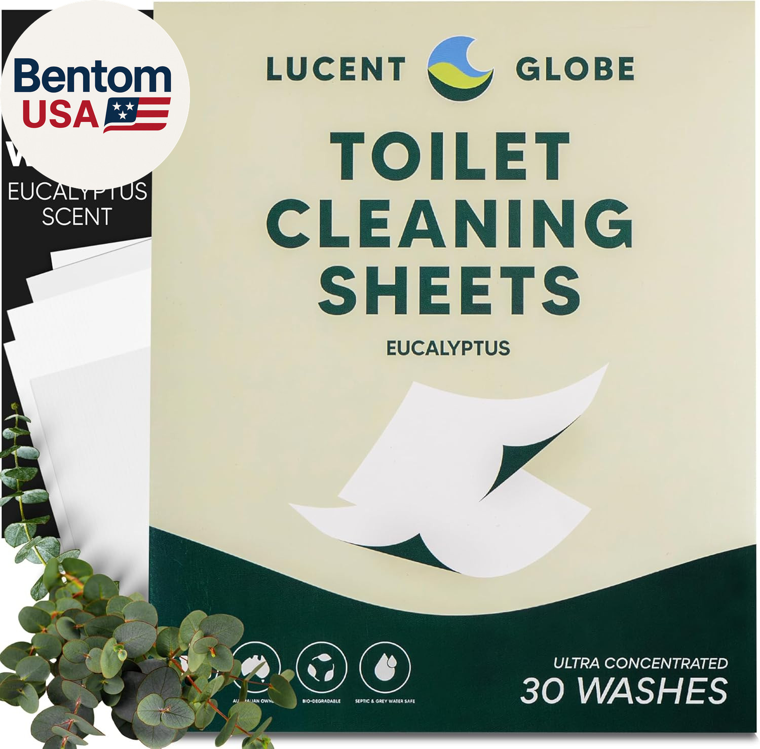 Toilet Cleaning Sheets | Strips – Tough on Dirt & Stains – Safe for Toilets & Se