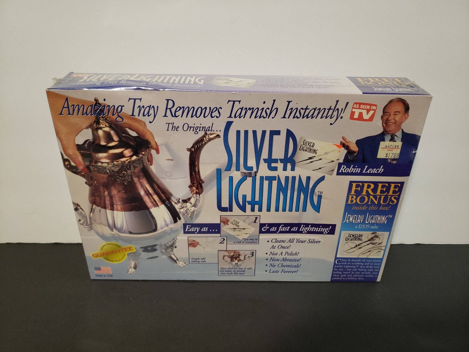 Silver Lightning Jewelry Cleaner Tarnish Remover As Seen on TV Gold Copper Steel