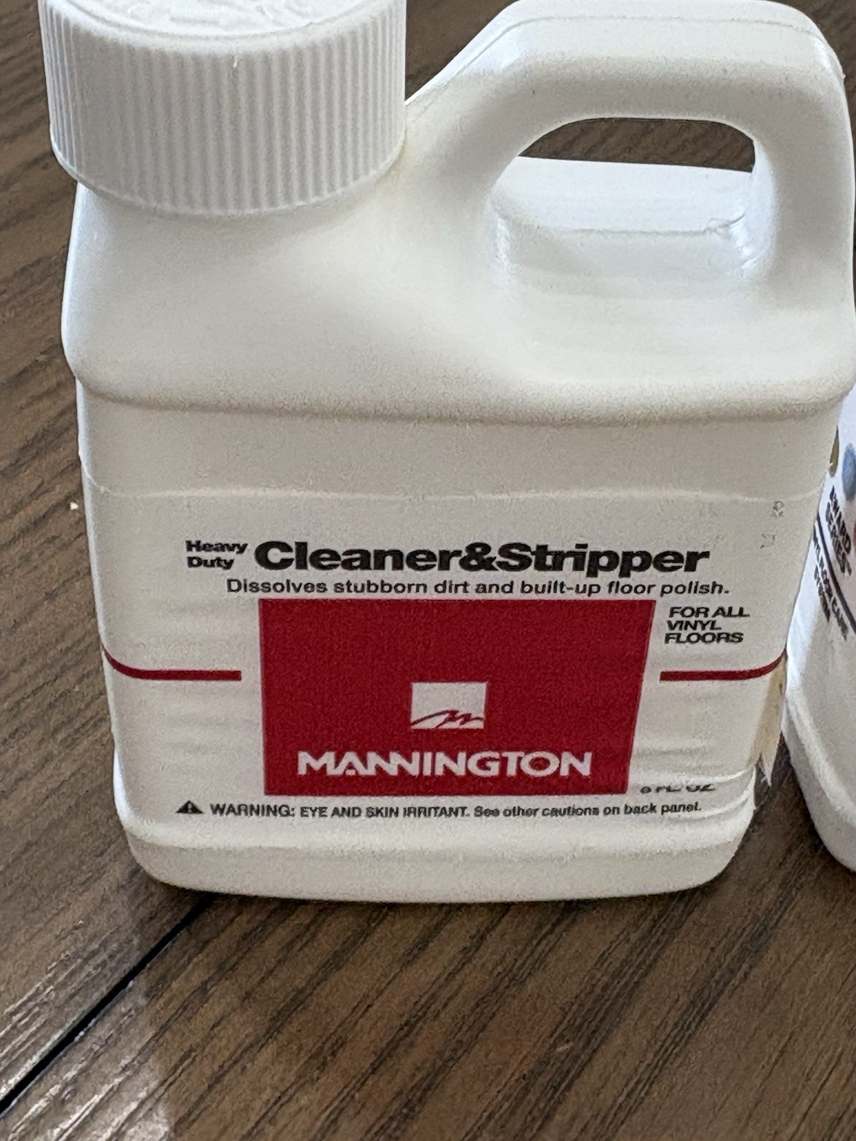 Mannington Floor Care For Vinyl Floors Stripper Cleaner & High Gloss Polish 8oz
