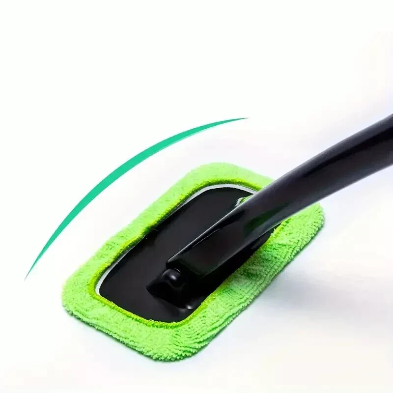 2 Pack Window, Windshield, Mirror, Screen Cleaning Tool Microfiber Glass Brush