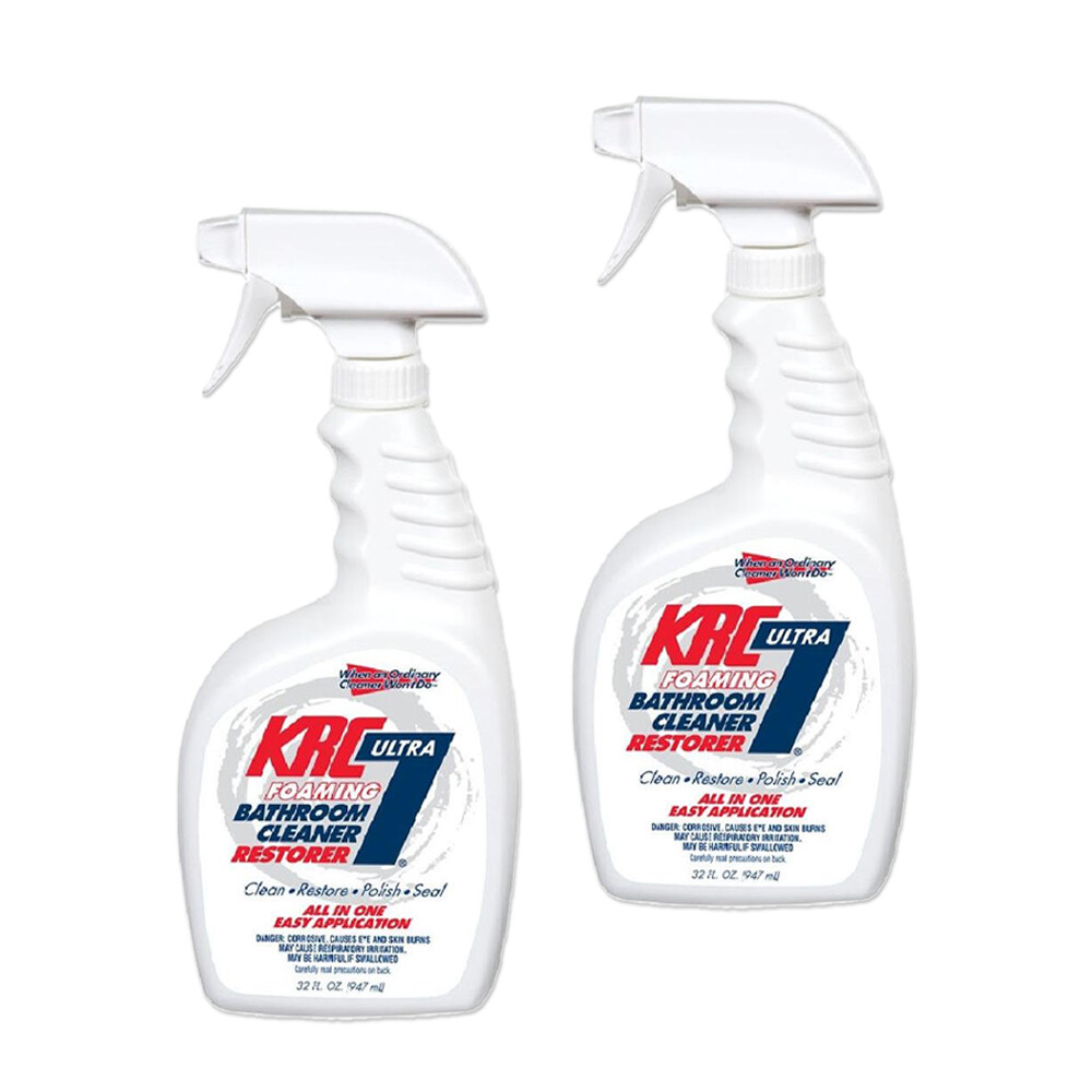 Chemique KRC-7 ULTRA Foaming Bathroom Cleaner – 32 oz (2 Pack)