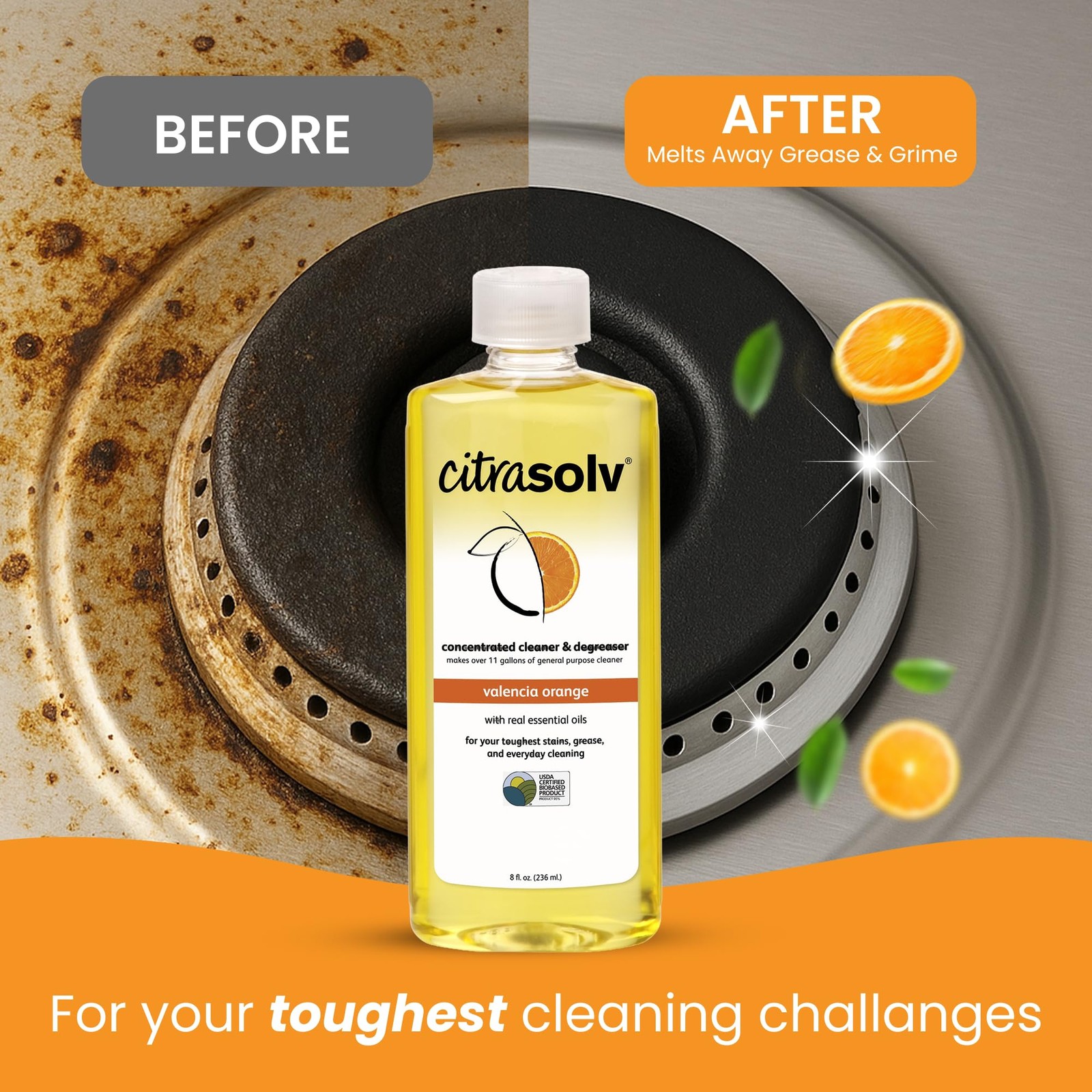 Citra Solv Citrus Solvent Orange Cleaner 32 Oz. 32 Oz