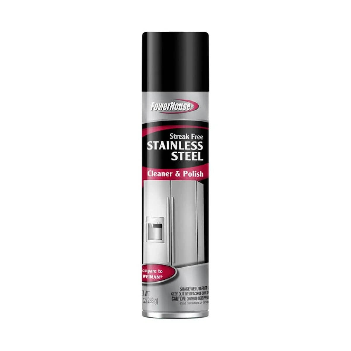PowerHouse Streak Free Stainless Steel Cleaner & Polish, 8 oz – 2pk