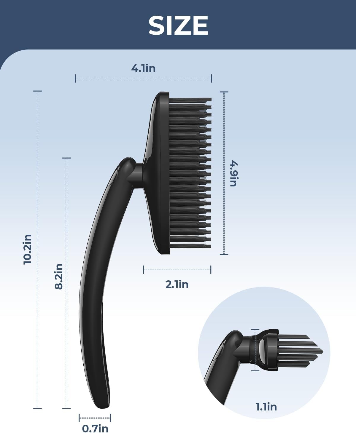 New Grout Cleaner Brush with Rotating Handle, for Tile Floors, Shower, V Shape