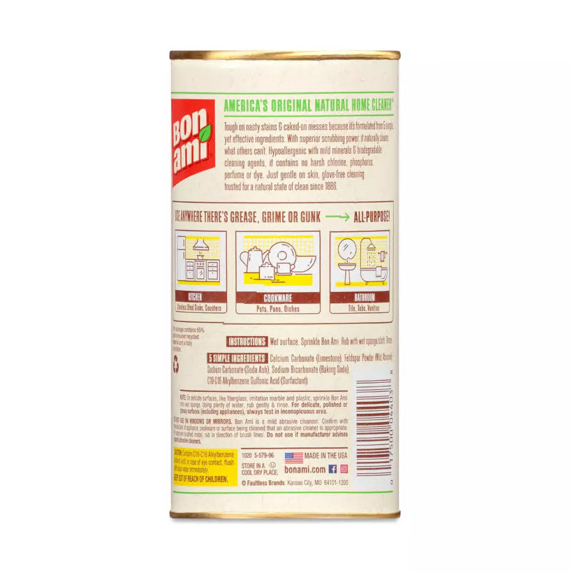 Bon Ami Cleaning Powder 14 oz container ( pack of 6 )