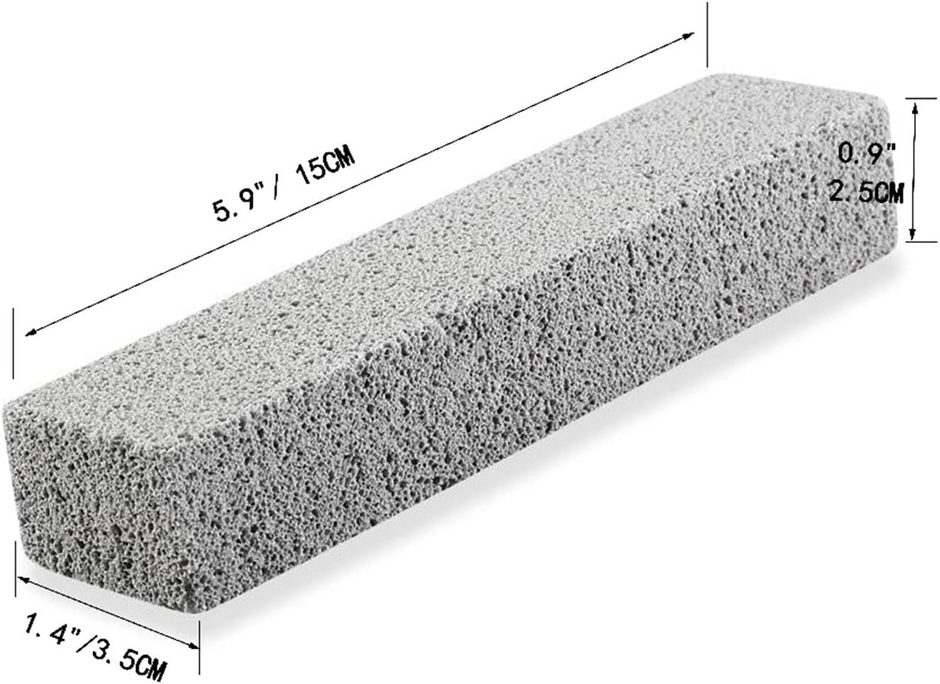 8 Pack Pumice Stone for Toilet Bowl Cleaning, Scouring Stick Remove Toilet Bowl