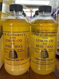 Old Craftsmen’s Lemon Oil with Bees Wax Wood Furniture Polish 8oz