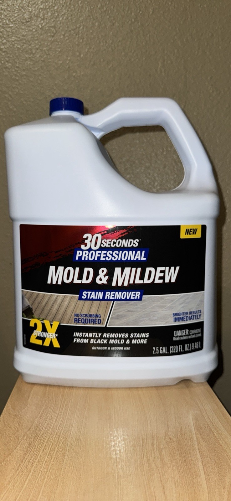 2.5 Gal Professional Outdoor Cleaner | Mold and Mildew Stain Remover (2 Pack)