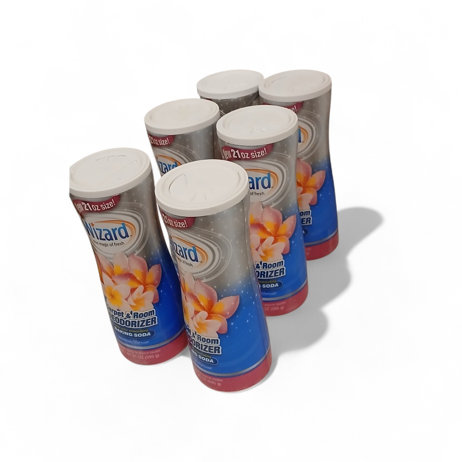 6 Cans PLUMERIA Carpet Deodorizer Baking Soda House Cleaning Janitorial Supply