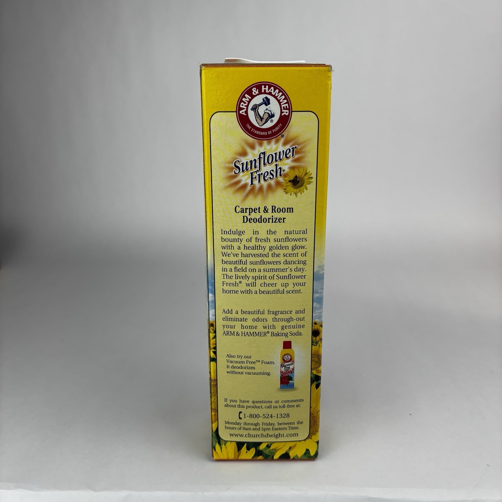 RARE Arm & Hammer Carpet & Room Deodorizer Sunflower Fresh Discontinued NOS
