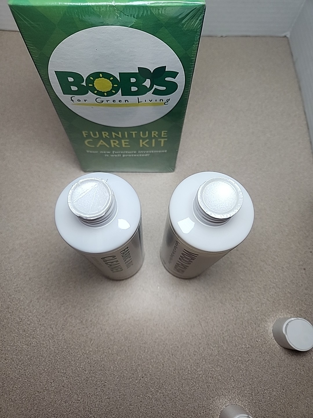 Bob’s for Green Living Furniture Care Kit Fabric Rug Wood Polish Lot Of 2 New